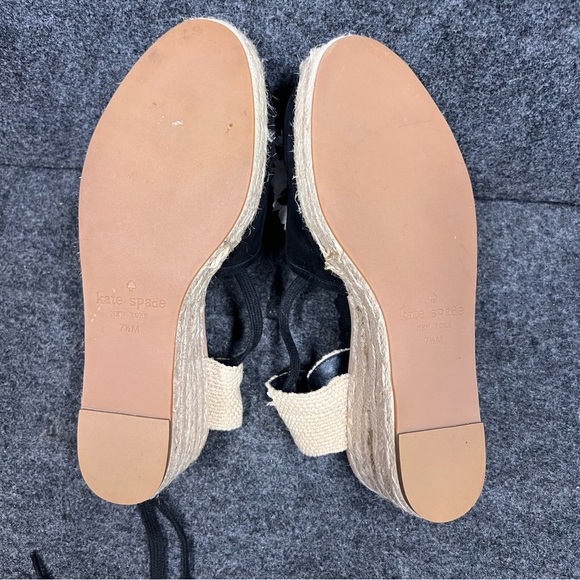 Kate Spade Lafayette Womens Espadrille Wedge Shoes Size 7.5 - Picture 11 of 12
